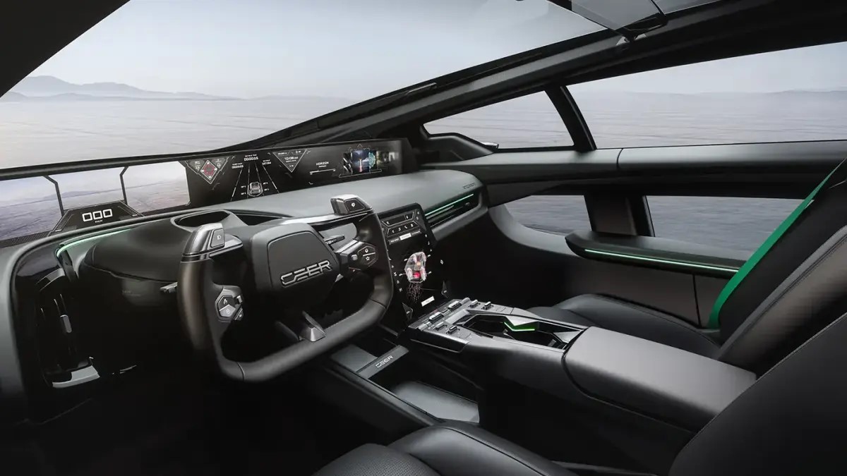 SUV cockpit