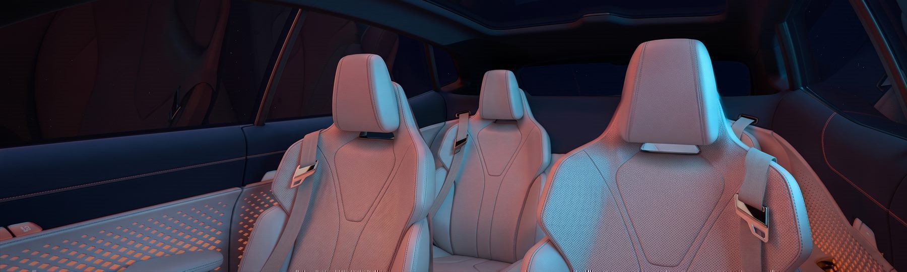 Rear seats, ambient lighting