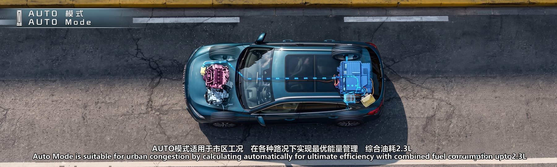 Auto mode, drivetrain through the body