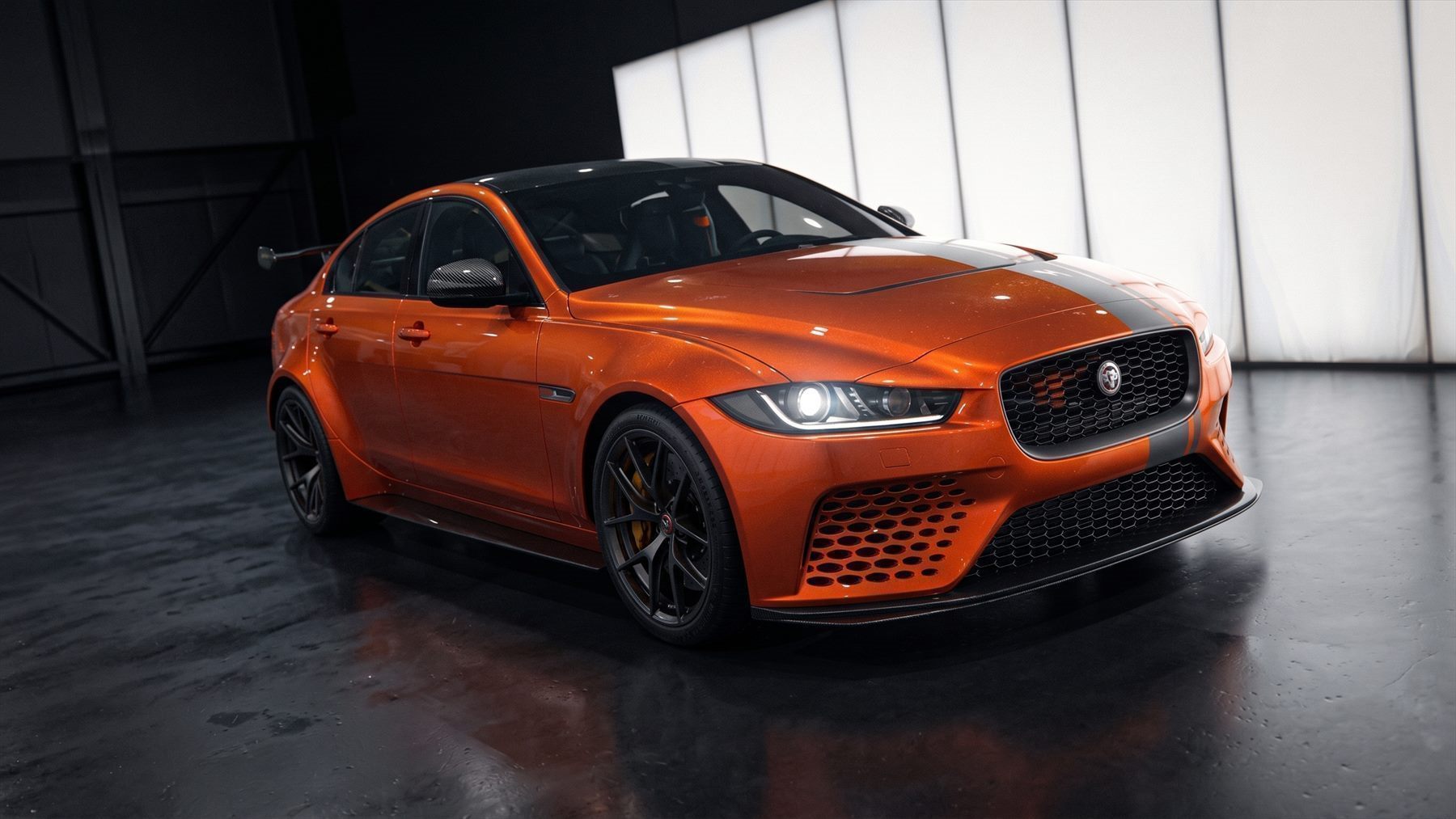 Project 8, front three-quarter