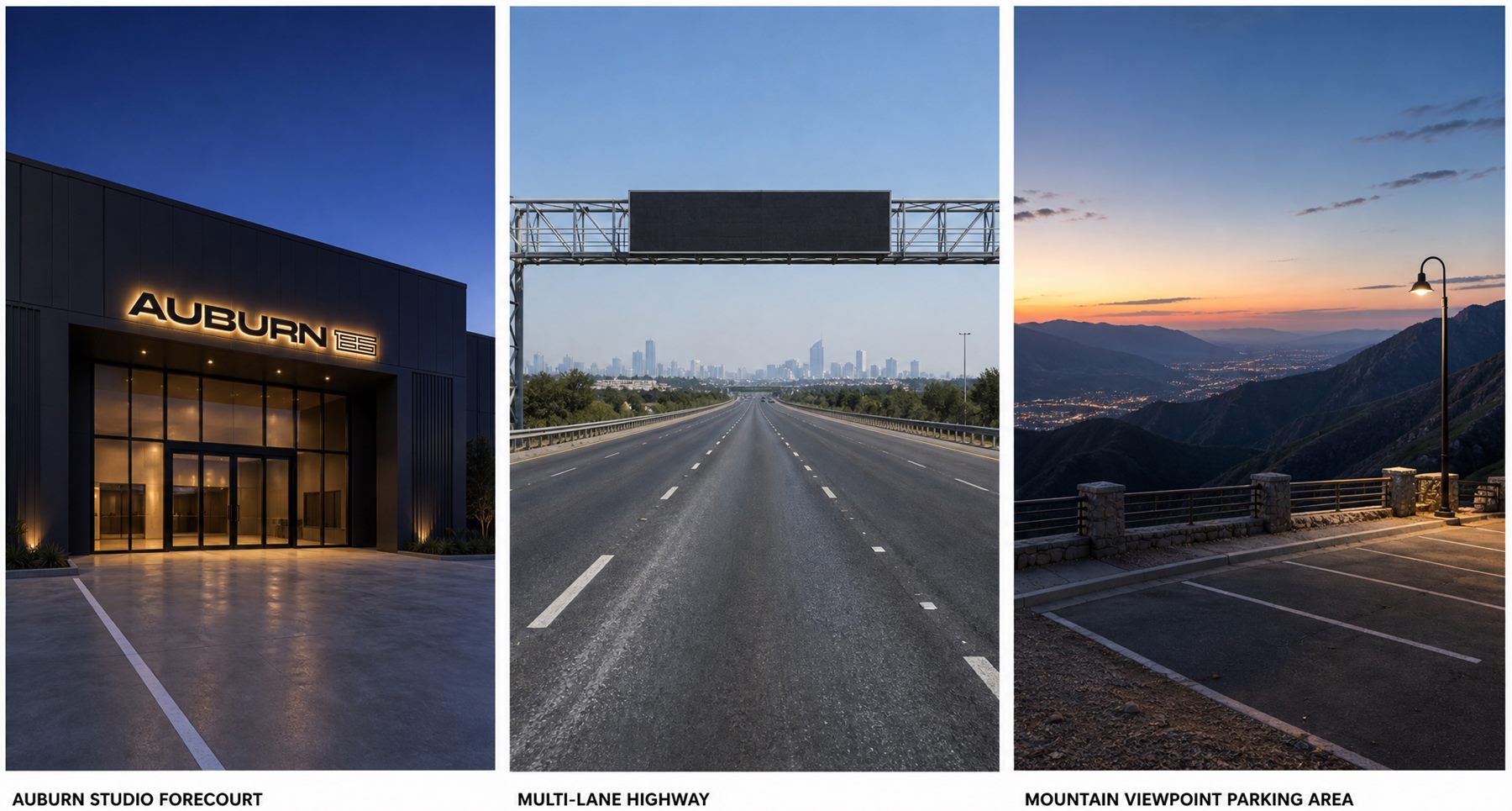 Film one — the locations